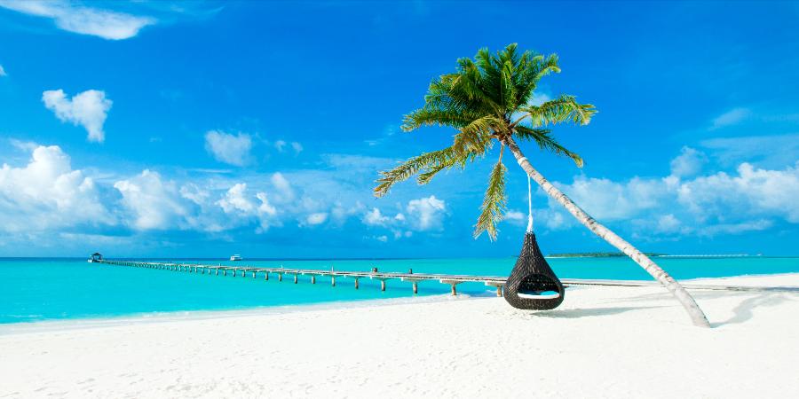 Le bianche spiagge delle Maldive