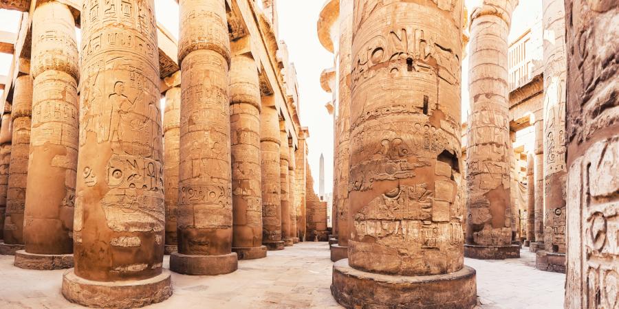 Le colonne del Tempio di Karnak